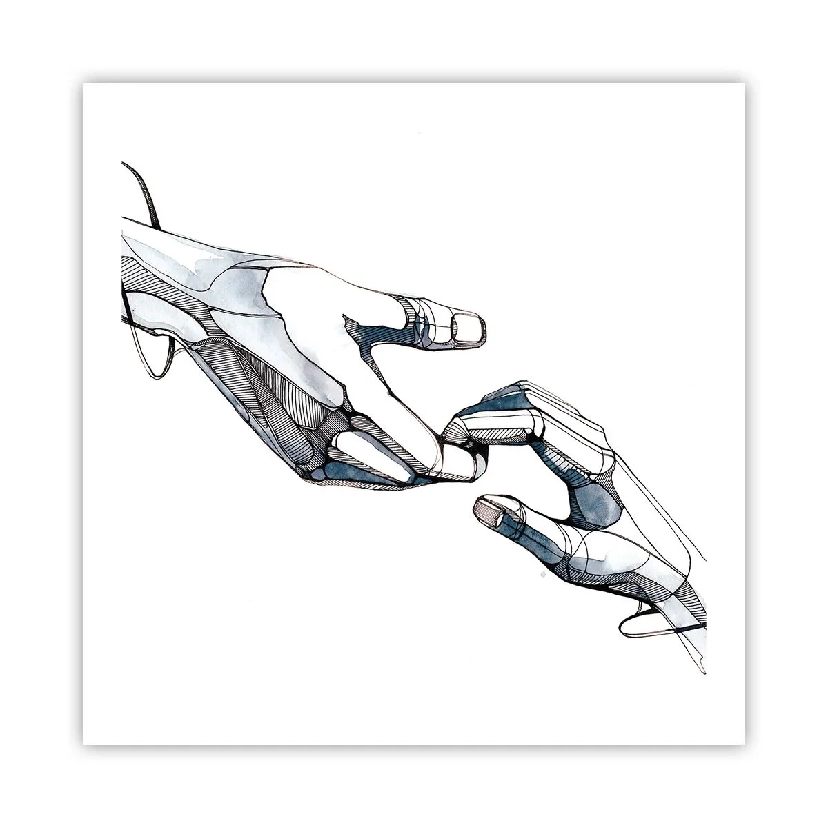 Affiche - Poster - Un bon geste - 60x60 cm