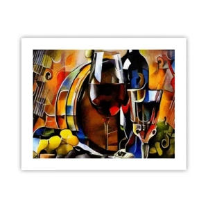 Affiche - Poster - Et le monde prend des couleurs - 50x40 cm