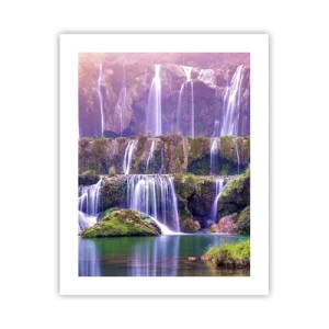 Affiche - Poster - Escalier vers le ciel - 40x50 cm