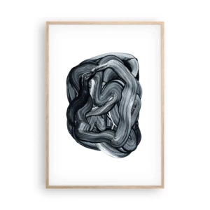 Affiche dans un chêne clair - Poster - Ce n'est pas si simple - 70x100 cm