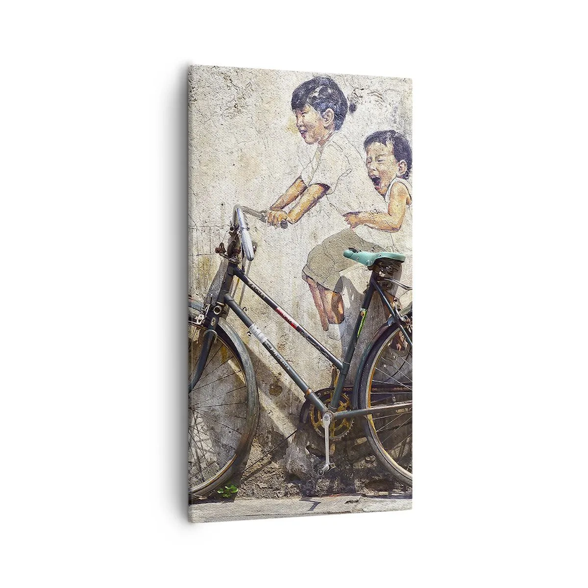 Impression sur toile - Image sur toile - Vrai ou faux? - 55x100 cm