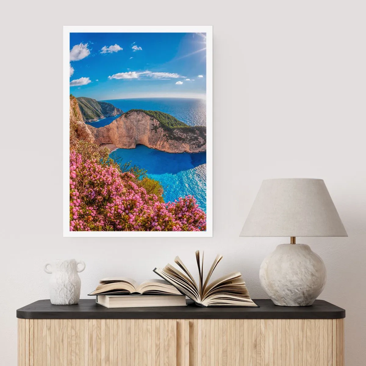 Affiche - Poster - Mes super vacances grecques - 30x40 cm