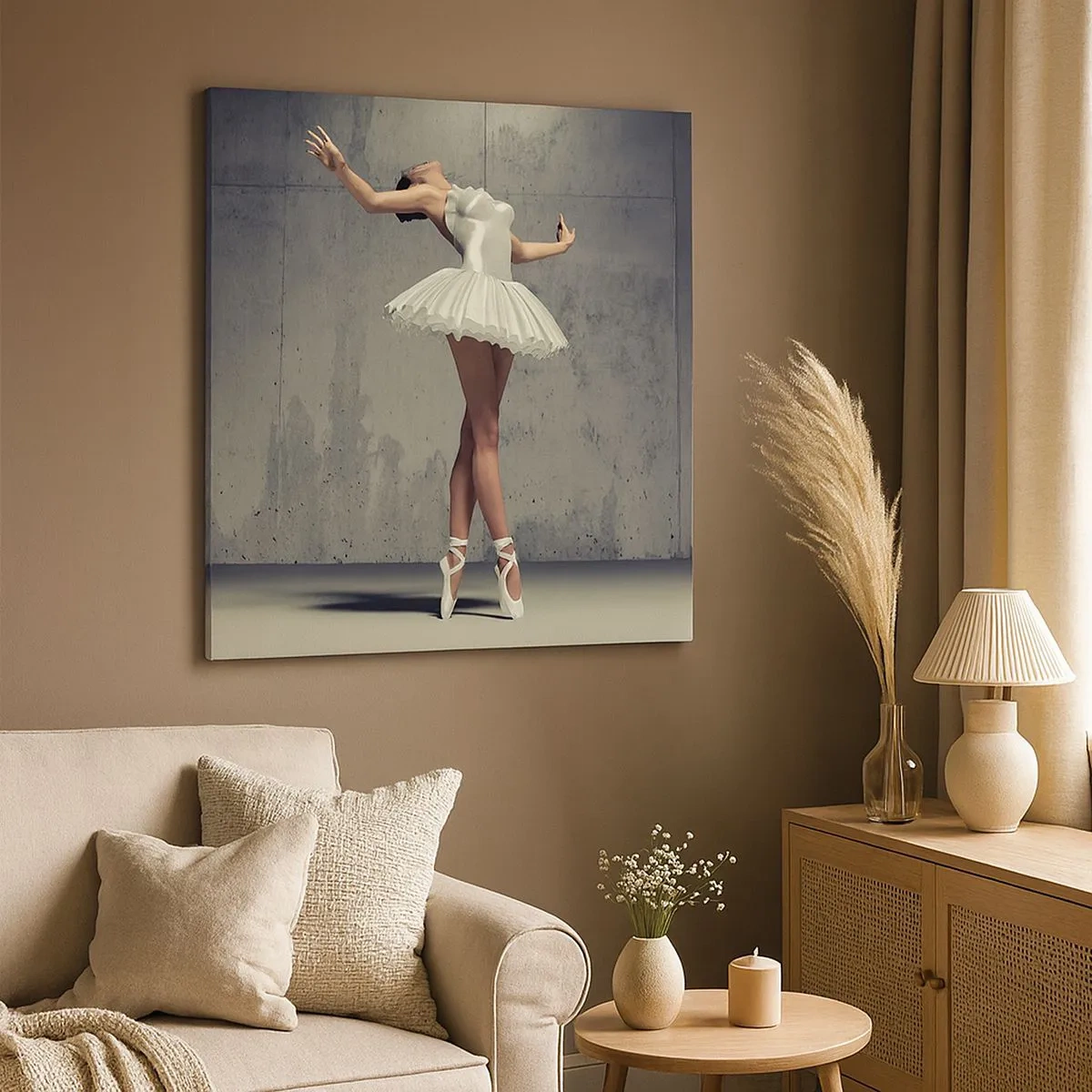 Impression sur toile - Image sur toile - Léger comme un oiseau - 30x30 cm