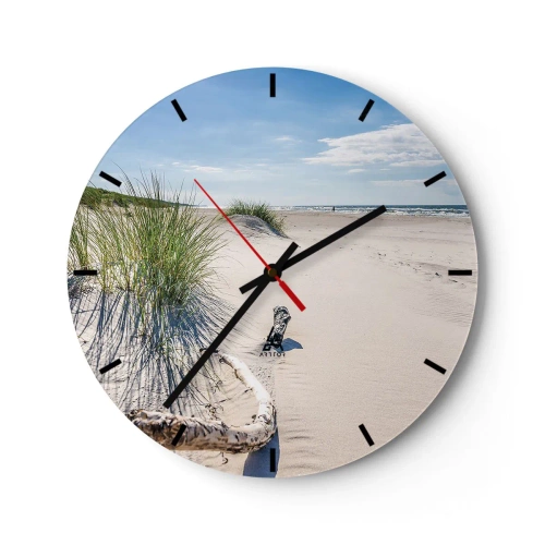Horloge murale - Pendule murale - La plus belle? La Baltique - 40x40 cm