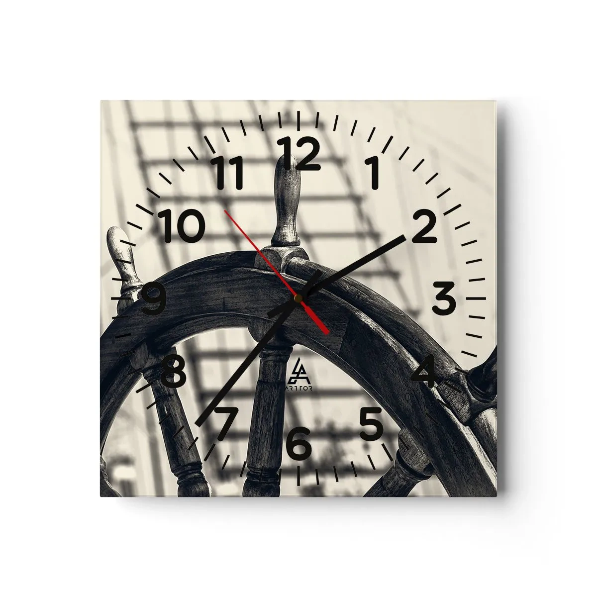 Horloge murale - Pendule murale - Histoires de mer - 30x30 cm