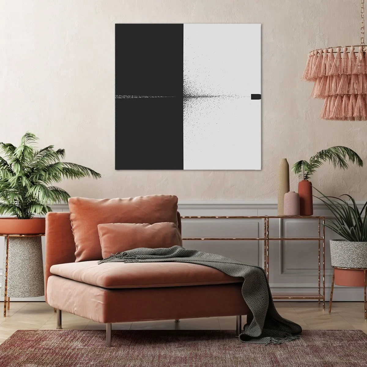 Impression sur toile - Image sur toile - Droit au but - 60x60 cm