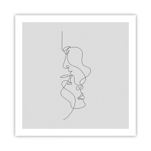 Affiche - Poster - Chaleur de désir renaissant - 60x60 cm