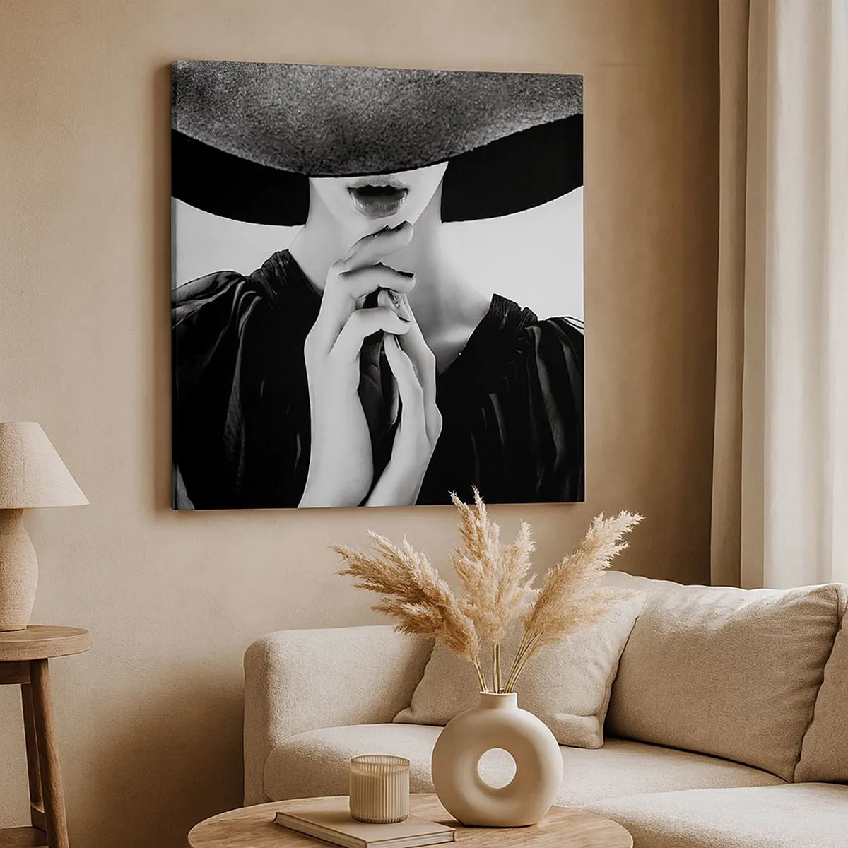 Impression sur toile - Image sur toile - Beauté cachée - 30x30 cm