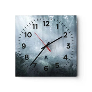 Horloge murale - Pendule murale - Visite matinale du domaine - 30x30 cm