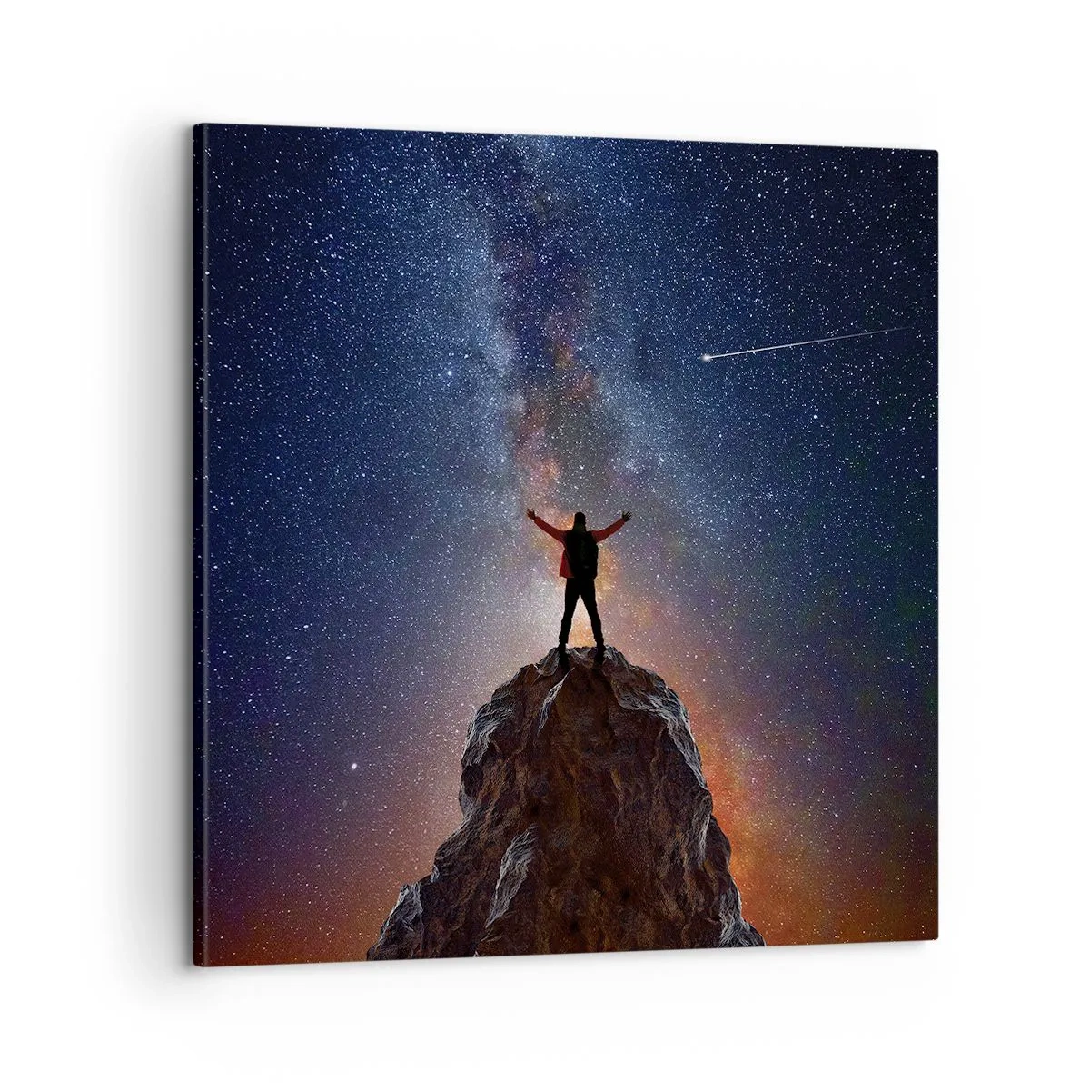 Impression sur toile - Image sur toile - Le force est avec moi! - 60x60 cm