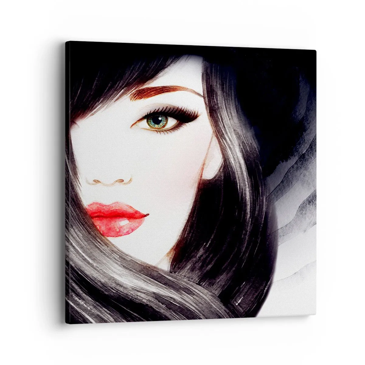Impression sur toile - Image sur toile - Aspect saphir - 40x40 cm
