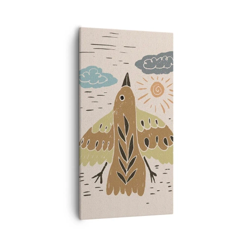 Impression sur toile - Image sur toile - Bon vol - 55x100 cm