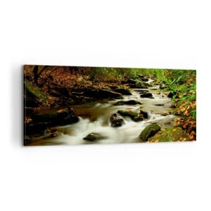 Impression sur toile - Image sur toile - Comme de l'argent liquide - 100x40 cm