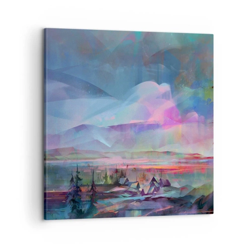 Impression sur toile - Image sur toile - Sous un ciel bienveillant - 60x60 cm