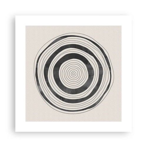 Affiche - Poster - Ce qui est important c'est ce qu'il y a entre les deux - 40x40 cm