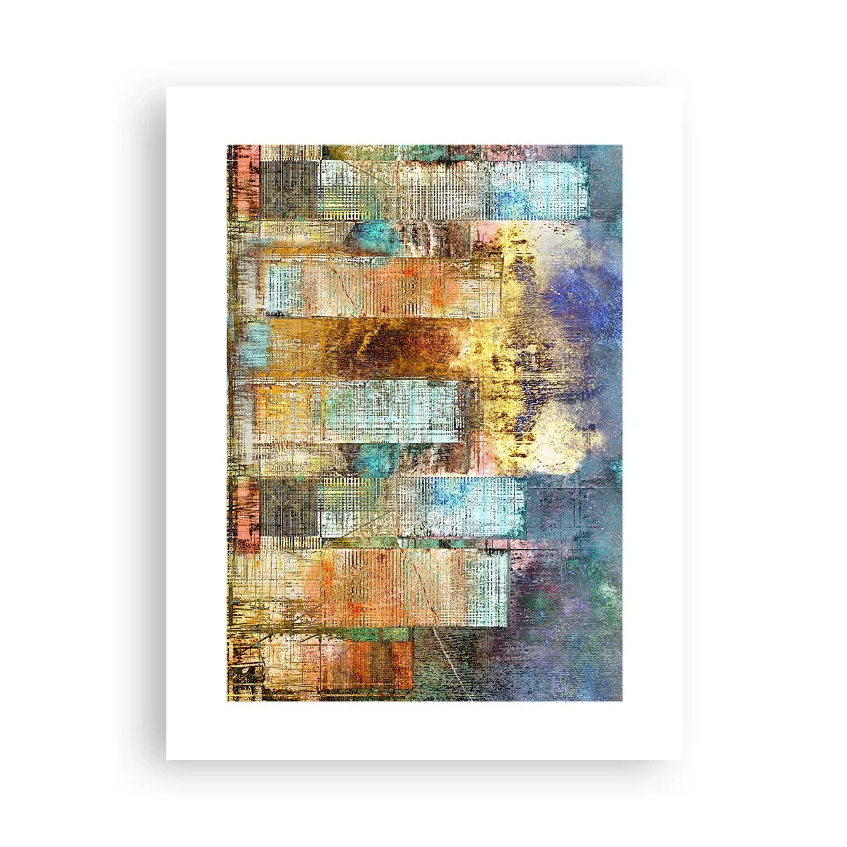 Affiche - Poster - Une métropole ensoleillée - 30x40 cm