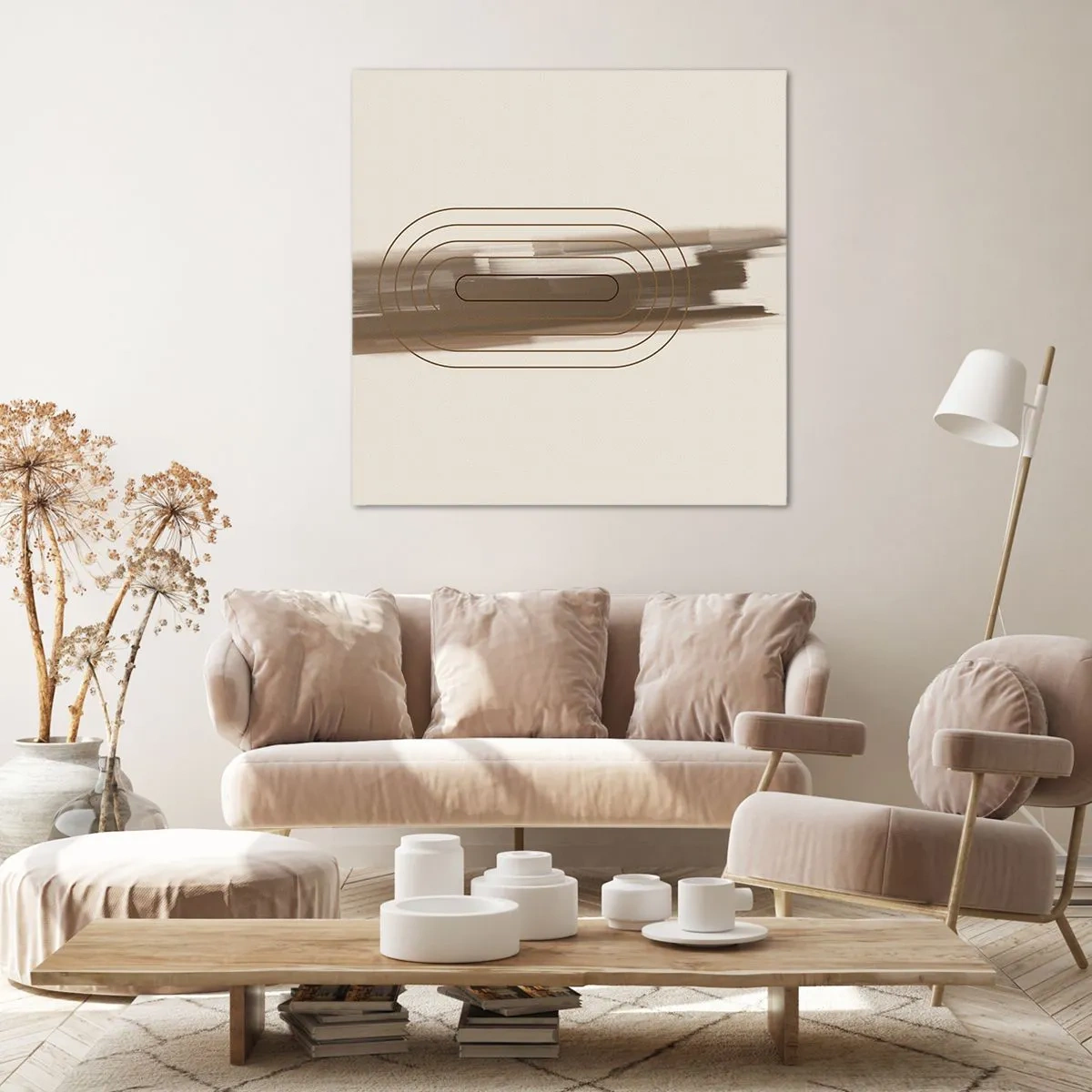 Impression sur toile - Image sur toile - Parfum de gris - 60x60 cm