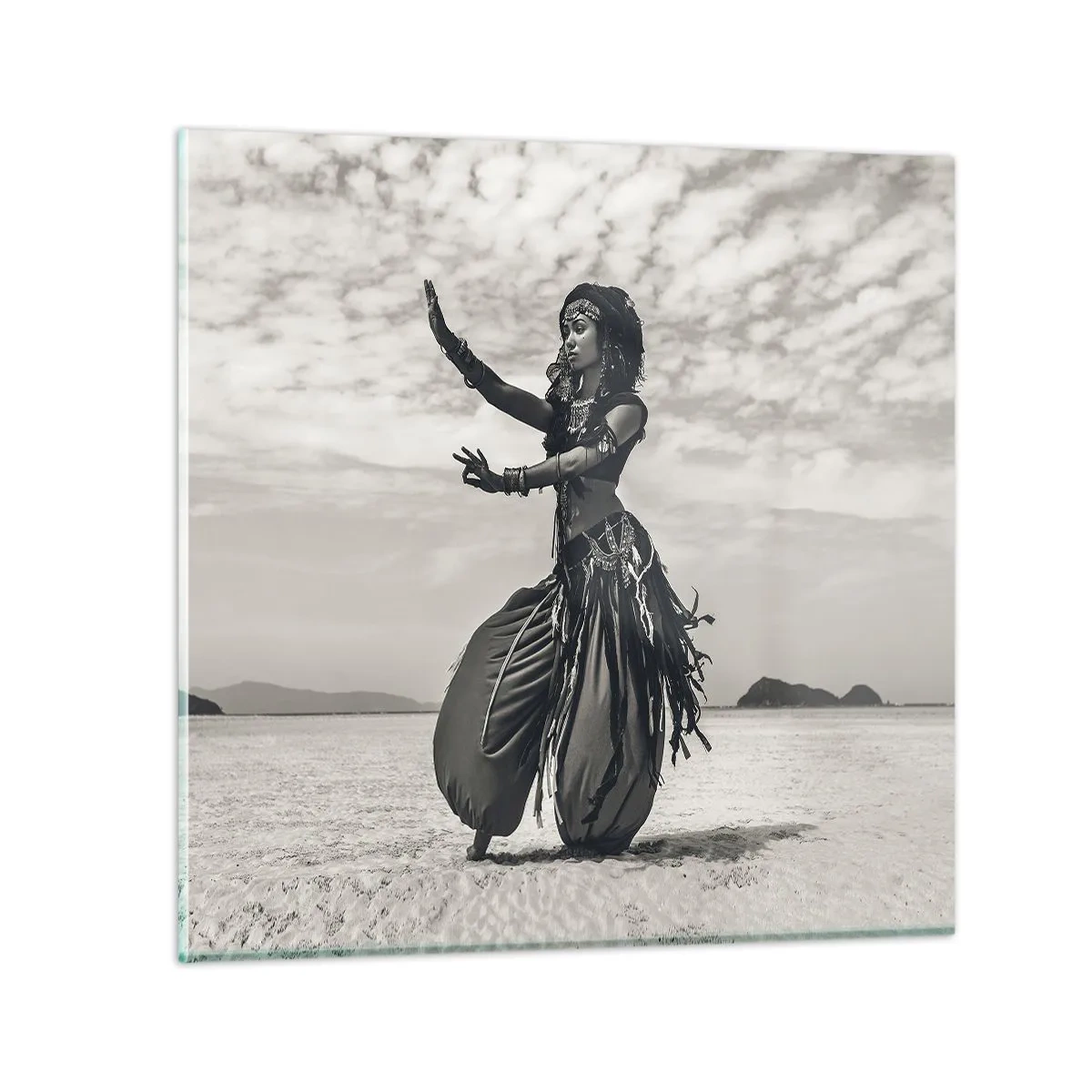 Impression sur verre - Image sur verre - Danse des îles du sud - 30x30 cm