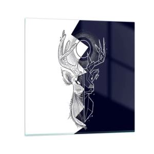 Impression sur verre - Image sur verre - La lutte et l'unité des contraires - 30x30 cm