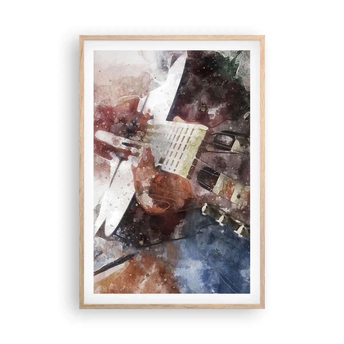 Affiche dans un chêne clair - Poster - Et qu'en pensez-vous ? - 61x91 cm