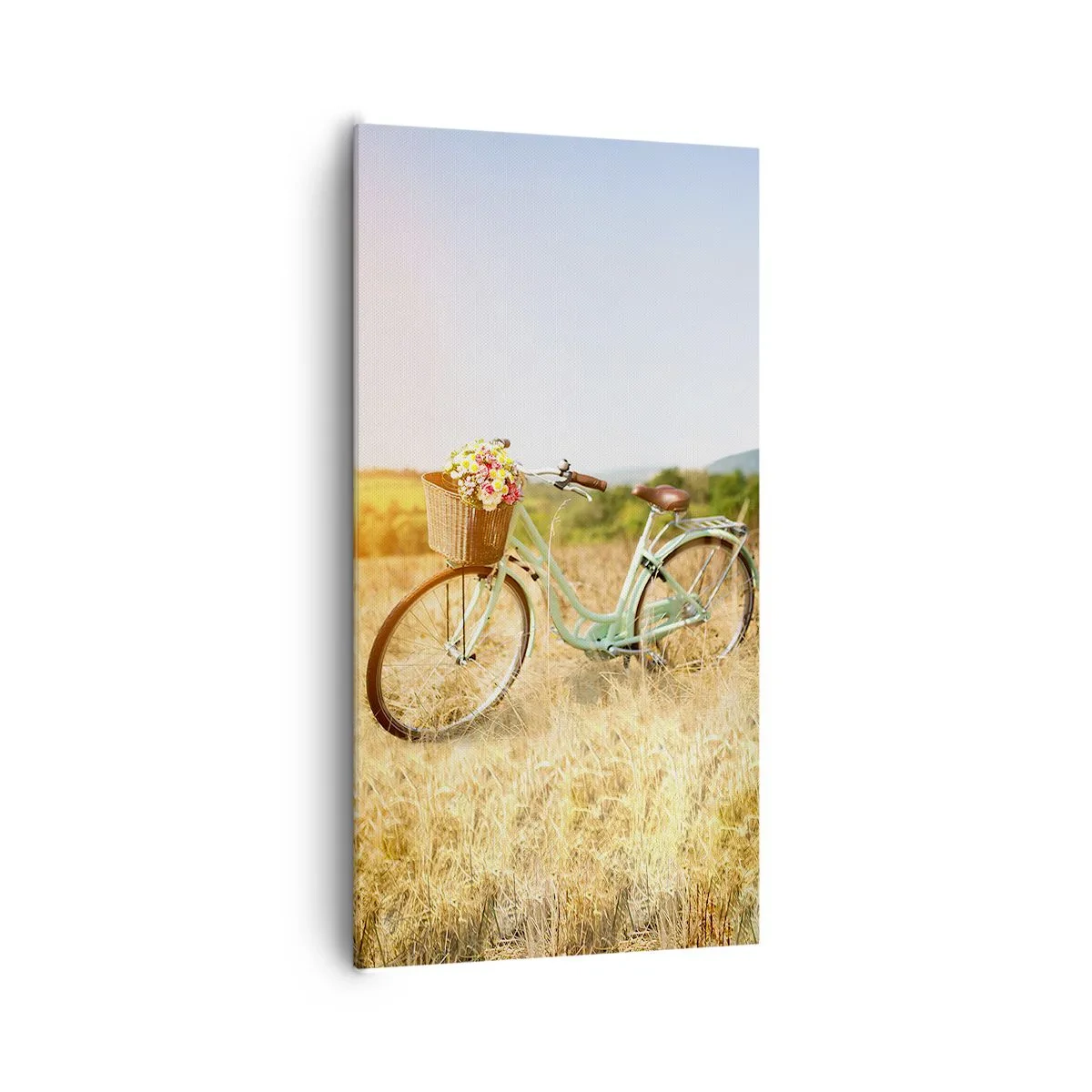 Impression sur toile - Image sur toile - Je vais rester un petit moment - 65x120 cm