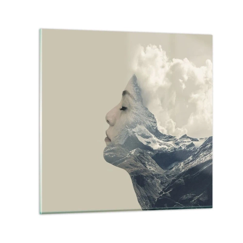 Impression sur verre - Image sur verre - La beauté des éléments - 30x30 cm