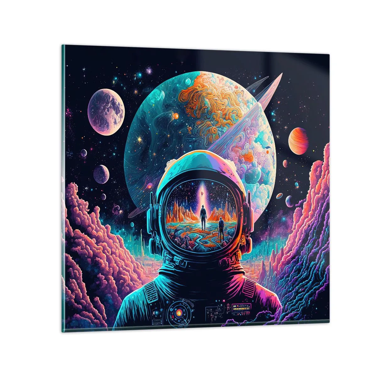 Impression sur verre - Image sur verre - Les philosophes n'en ont pas rêvé - 50x50 cm