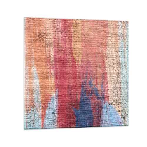 Impression sur verre - Image sur verre - Ecoulement de l'arc-en ciel - 40x40 cm