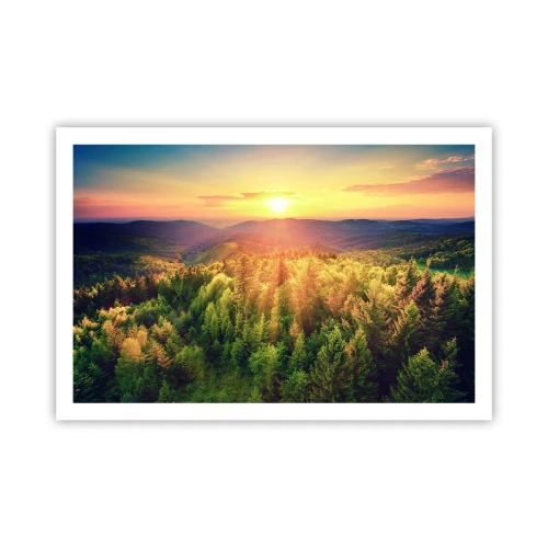 Affiche - Poster - Monts et sommets - 91x61 cm