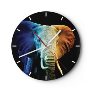 Horloge murale - Pendule murale - Excentrique, pas bizarre - 40x40 cm