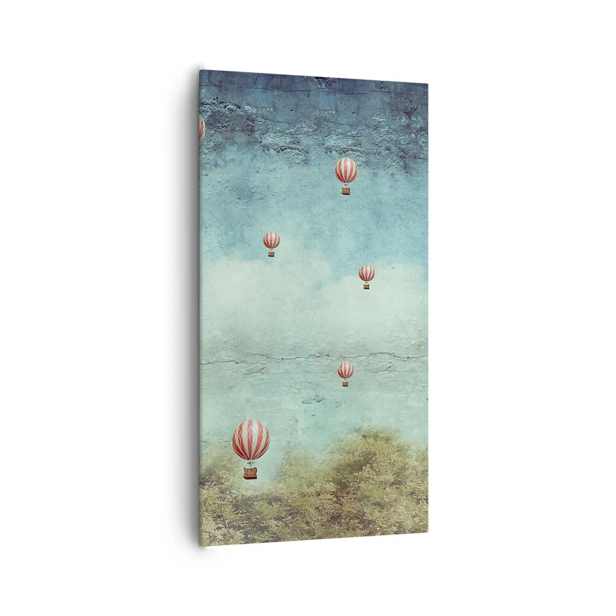 Impression sur toile - Image sur toile - Libre de l'agitation de la vie - 65x120 cm