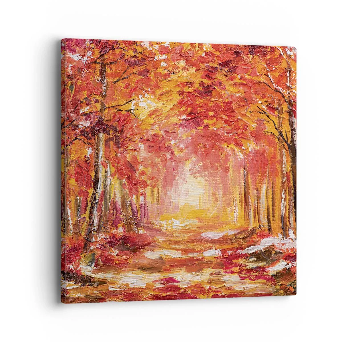 Impression sur toile - Image sur toile - Forêt de cuivre - 40x40 cm