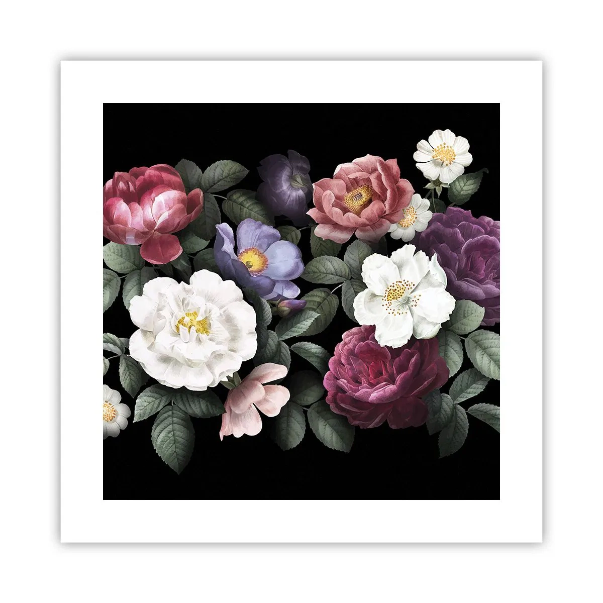 Affiche - Poster - D'un jardin anglais - 40x40 cm