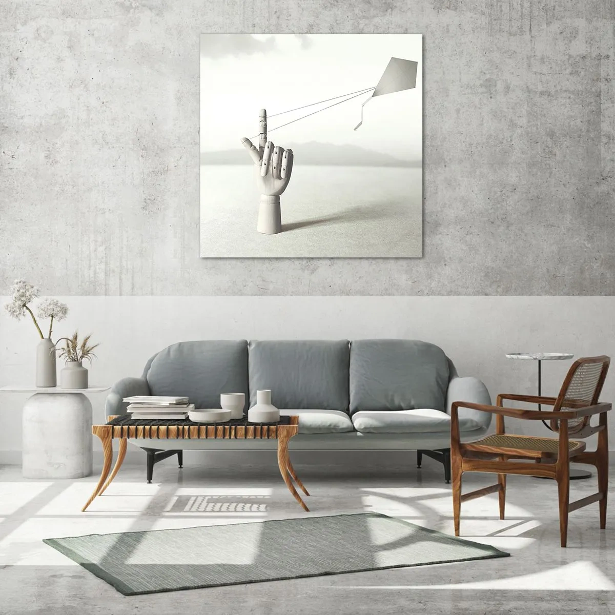 Impression sur verre - Image sur verre - Épreuve de force - 50x50 cm