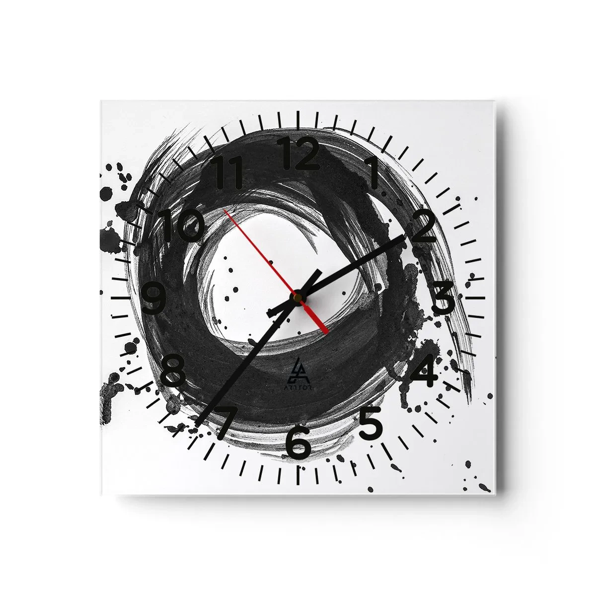 Horloge murale - Pendule murale - Le tourbillon de la création - 40x40 cm