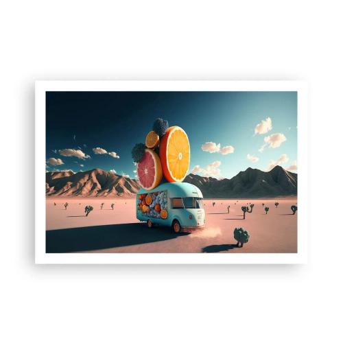 Affiche - Poster - Le goût des vacances - 91x61 cm