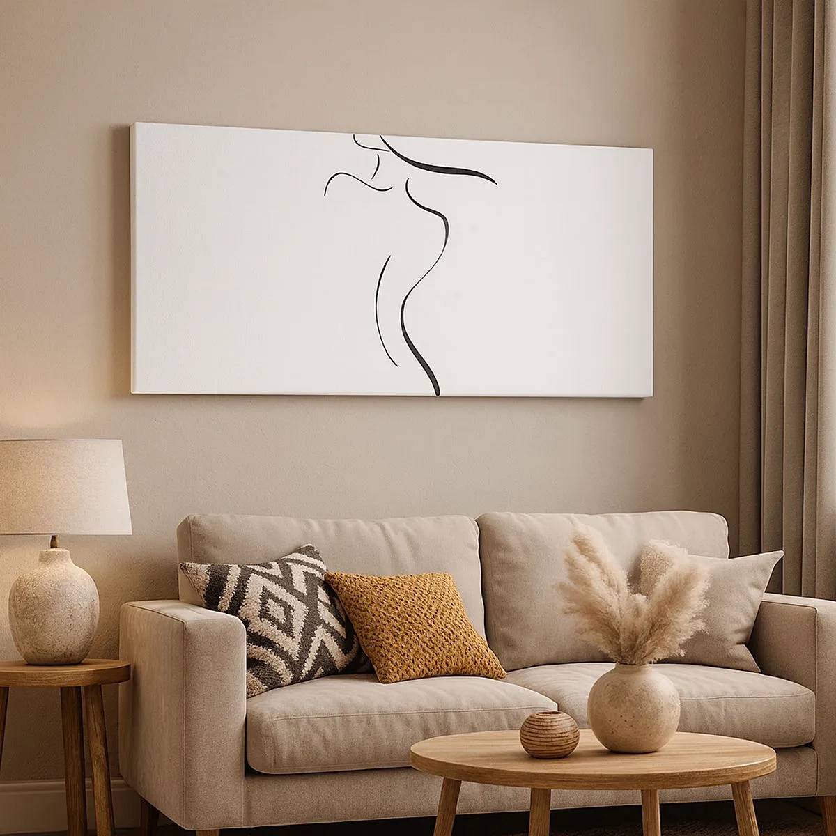 Impression sur toile - Image sur toile - Insaisissable comme une vague - 100x40 cm