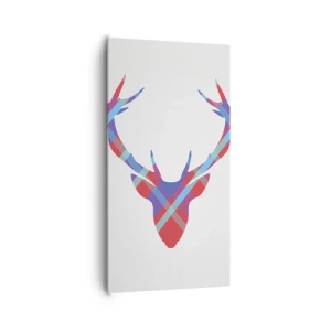 Impression sur toile - Image sur toile - Cerf écossais - 65x120 cm