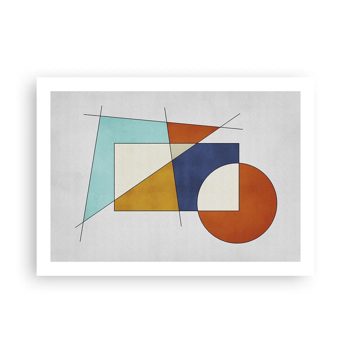 Affiche - Poster - Abstraction : plaisir moderniste - 70x50 cm