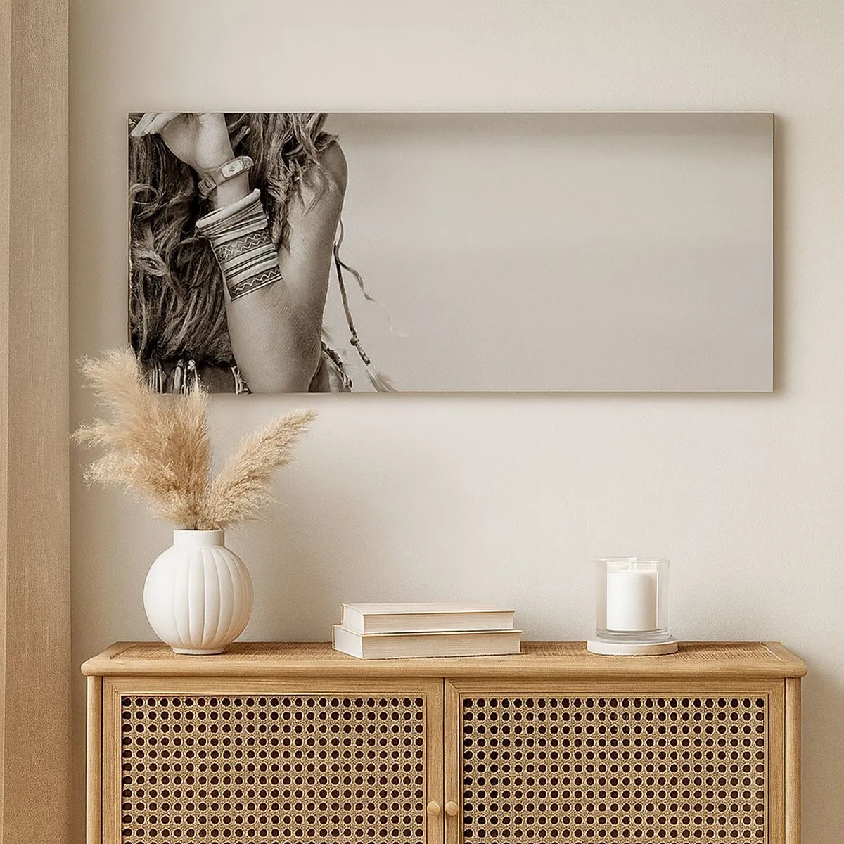 Impression sur toile - Image sur toile - Comment va la fille - 100x40 cm