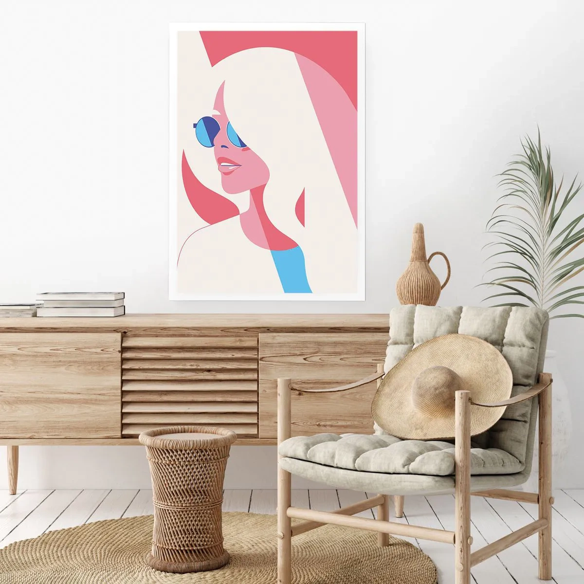 Affiche - Poster - C'était une blonde… - 30x40 cm