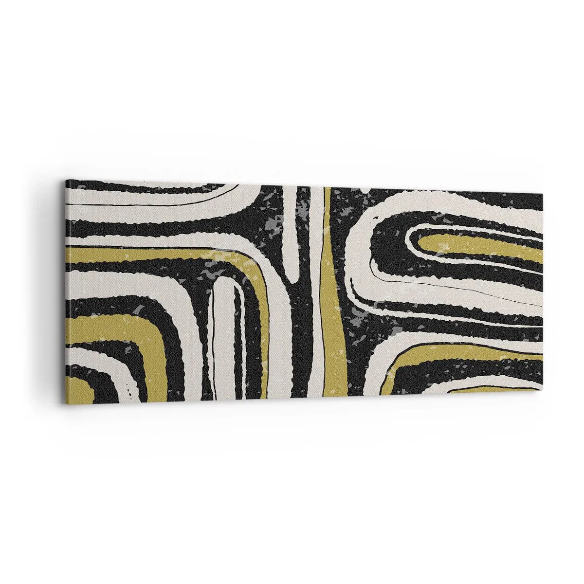 Impression sur toile - Image sur toile - Composition : routes et ruelles - 100x40 cm