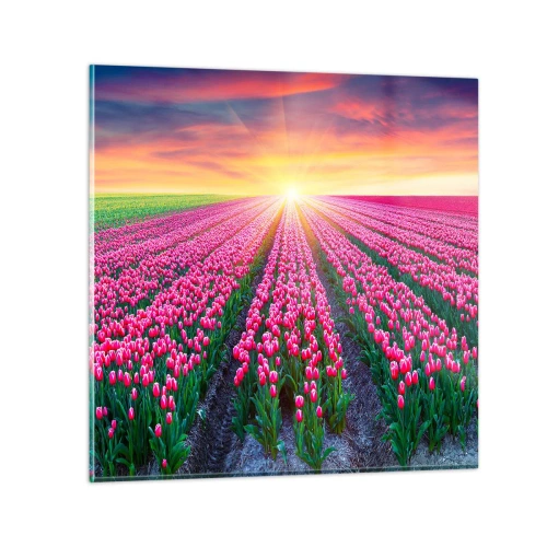 Impression sur verre - Image sur verre - Ferme de la beauté - 30x30 cm