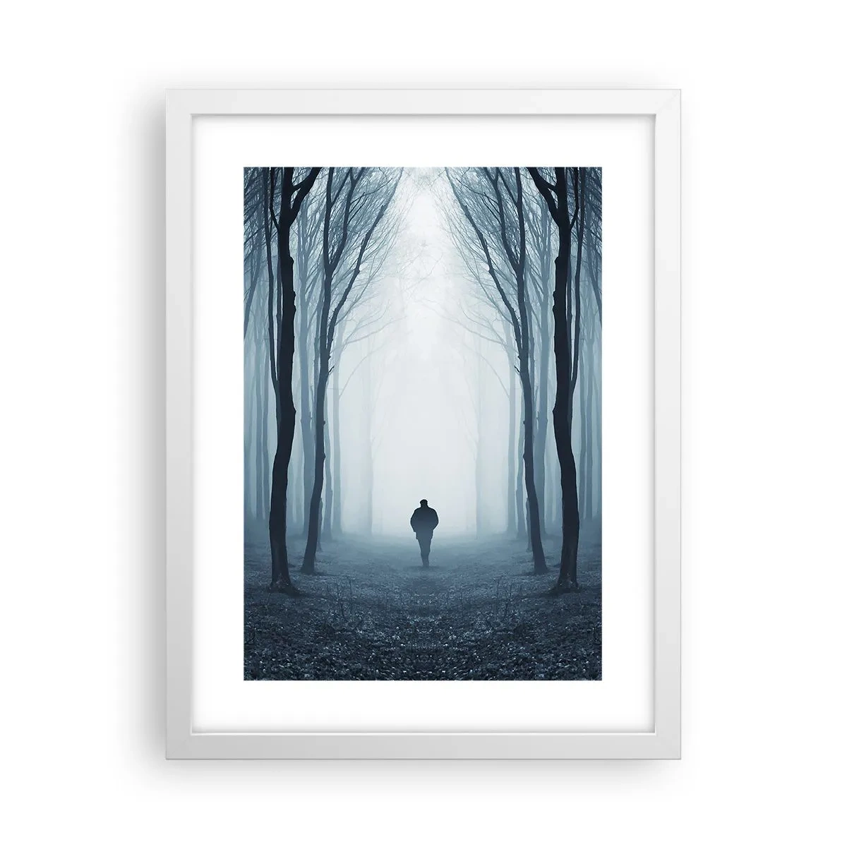 Affiche dans un cadre blanc - Poster - Tout est simple et clair - 30x40 cm