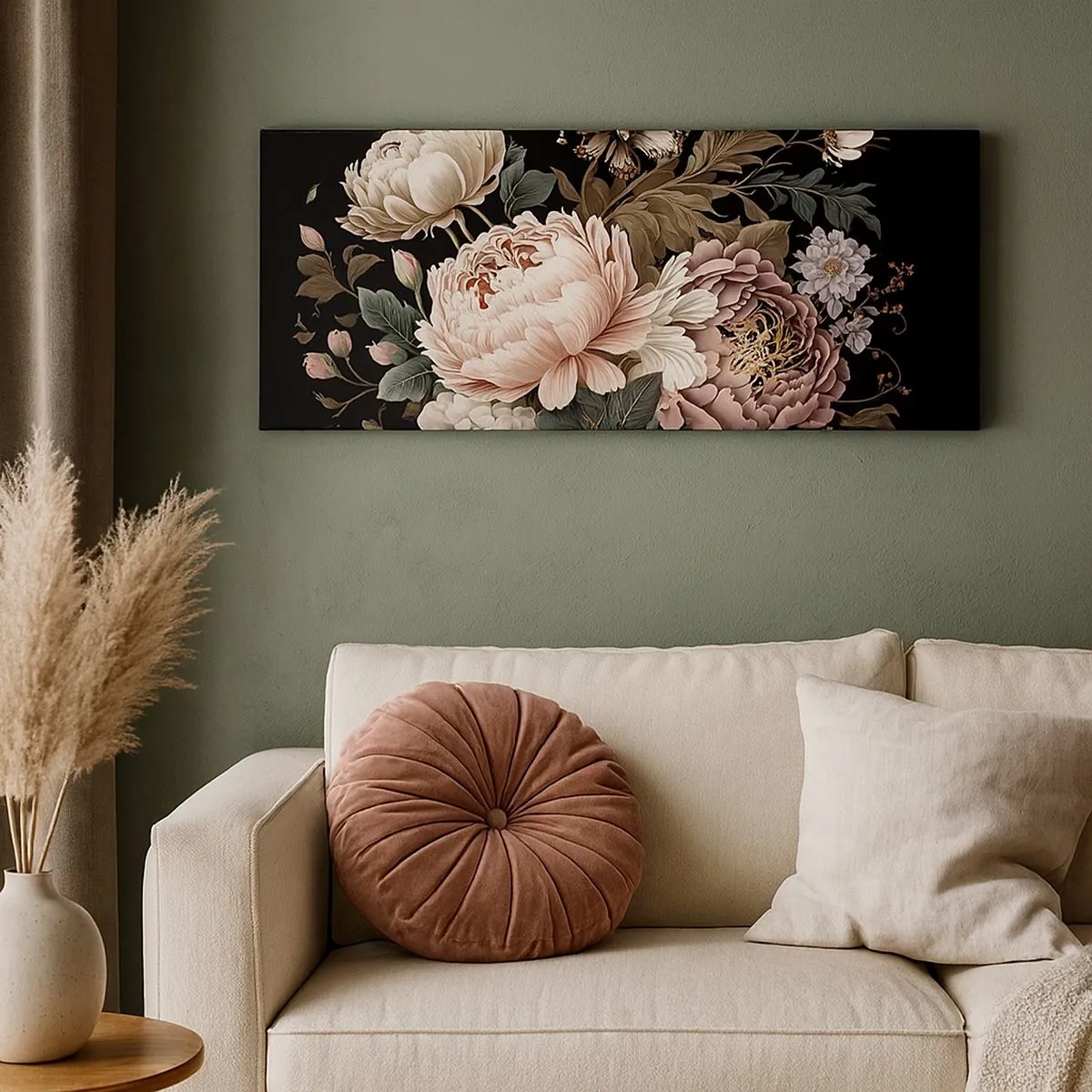Impression sur toile - Image sur toile - De style baroque - 100x40 cm