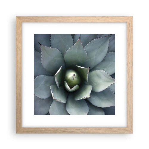 Affiche dans un chêne clair - Poster - Wabi et observe - 30x30 cm