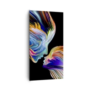 Impression sur toile - Image sur toile - Une fusion d'énergie et de lumière - 65x120 cm