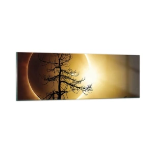 Impression sur verre - Image sur verre - Éclipse totale - 90x30 cm