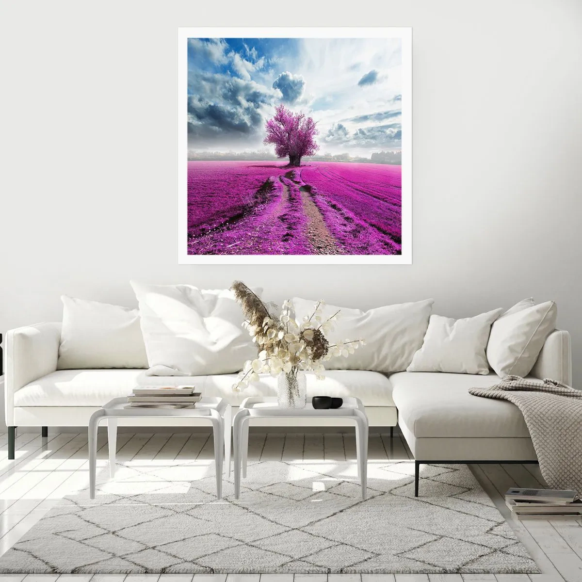 Affiche - Poster - Lande - nature sauvage - 40x40 cm