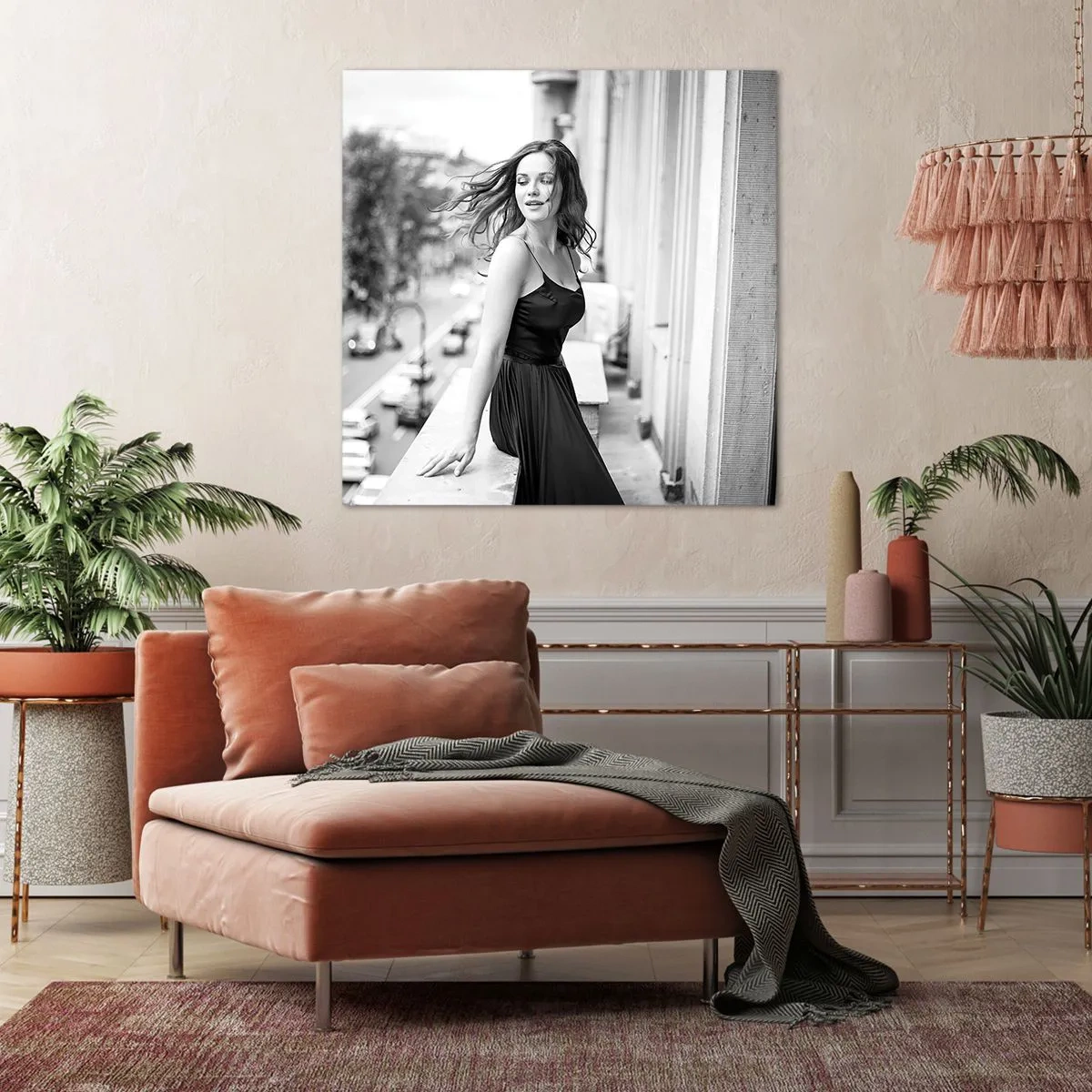 Impression sur toile - Image sur toile - Certainement un Parisien - 40x40 cm